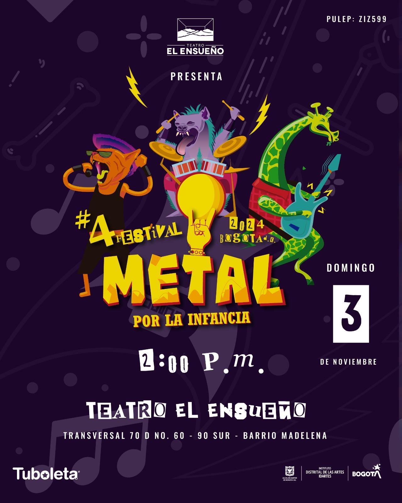 metal por la infancia 